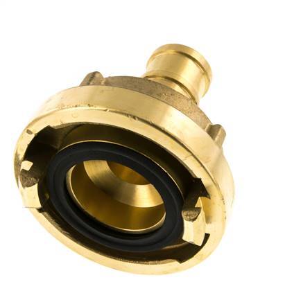 52-C (66 mm) Messing-Storz-Kupplung 32 mm Schlauchsäule drehbar