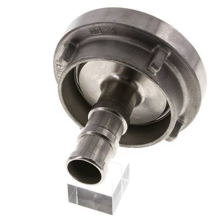 52-C (66 mm) Edelstahl-Storz-Kupplung 25 mm Schlauchsäule drehbar