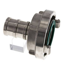 52-C (66 mm) Edelstahl-Storz-Kupplung 38 mm Schlauchpfeiler drehbar