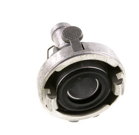 32 (44 mm) Geschmiedetes Aluminium-Storz-Kupplung 19 mm Schlauchsäule drehbar mit Schloss