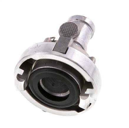 32 (44 mm) Geschmiedetes Aluminium-Storz-Kupplung 25 mm Schlauchsäule drehbar mit Schloss
