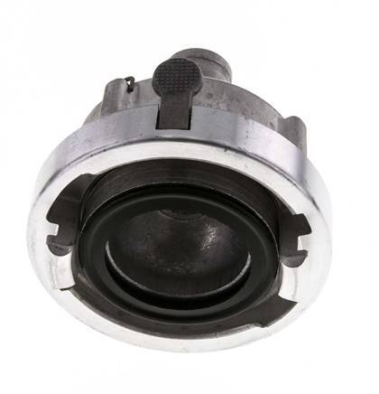 52-C (66 mm) Geschmiedetes Aluminium-Storz-Kupplung 25 mm Schlauchsäule drehbar mit Schloss