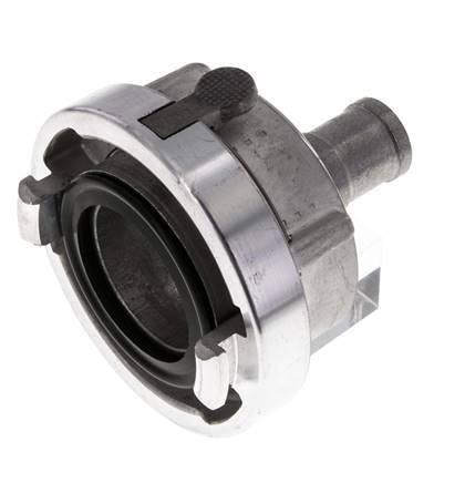52-C (66 mm) Geschmiedetes Aluminium-Storz-Kupplung 25 mm Schlauchsäule drehbar mit Schloss