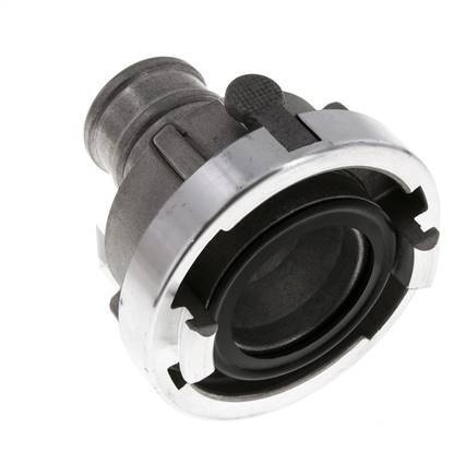52-C (66 mm) Geschmiedetes Aluminium-Storz-Kupplung 42 mm Schlauchsäule drehbar mit Schloss