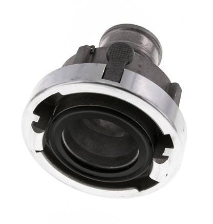 52-C (66 mm) Geschmiedetes Aluminium-Storz-Kupplung 42 mm Schlauchsäule drehbar mit Schloss