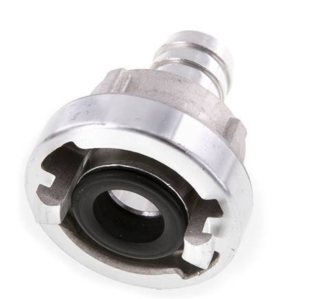 25-D (31 mm) Geschmiedetes Aluminium-Storz-Kupplung 19-mm-Schlauchsäule Drehbar für einen PVC-Schlauch