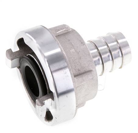 25-D (31 mm) Geschmiedetes Aluminium-Storz-Kupplung 19-mm-Schlauchsäule Drehbar für einen PVC-Schlauch