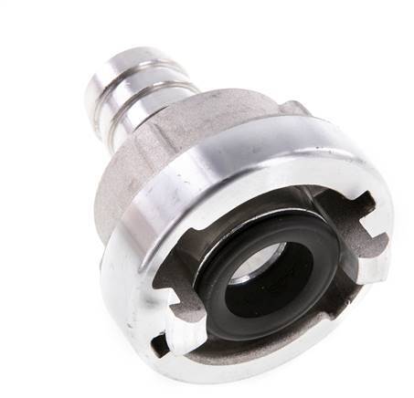 25-D (31 mm) Geschmiedetes Aluminium-Storz-Kupplung 19-mm-Schlauchsäule Drehbar für einen PVC-Schlauch