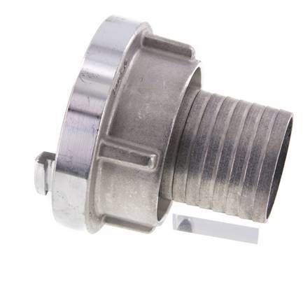 52-C (66 mm) Geschmiedetes Aluminium-Storz-Kupplung 51-mm-Schlauchsäule Drehbar für einen PVC-Schlauch