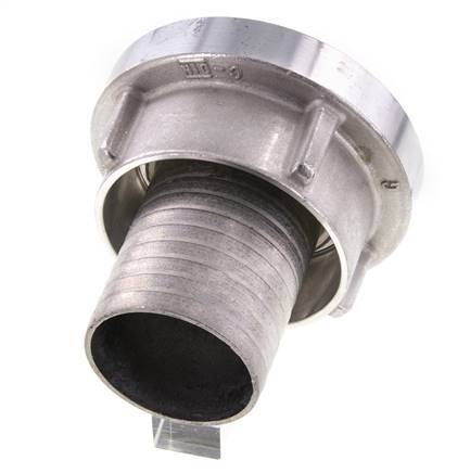 52-C (66 mm) Forged Aluminum Storz Coupling 51 mm Hose Pillar Rotatable for a PVC hose
