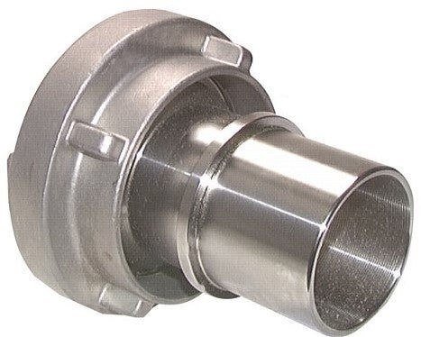 25-D (31 mm) Geschmiedetes Aluminium-Storz-Kupplung 19-mm-Schlauchsäule drehbar mit Verriegelung für Sicherheitsklemmenanschluss