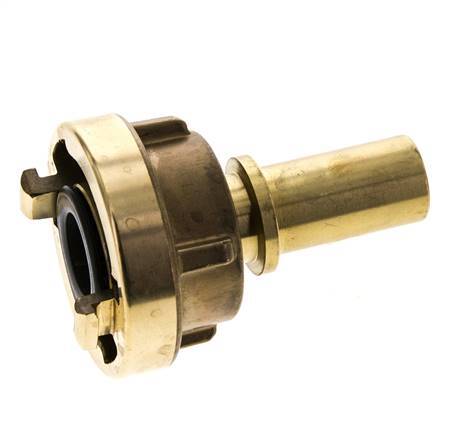 25-D (31 mm) Messing-Storz-Kupplung 19-mm-Schlauchsäule drehbar für Sicherheitsklemmenanschluss