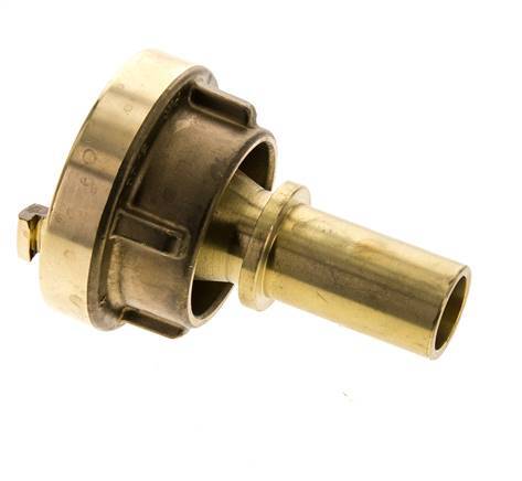 25-D (31 mm) Messing-Storz-Kupplung 19-mm-Schlauchsäule drehbar für Sicherheitsklemmenanschluss