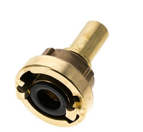 25-D (31 mm) Messing-Storz-Kupplung 19-mm-Schlauchsäule drehbar für Sicherheitsklemmenanschluss