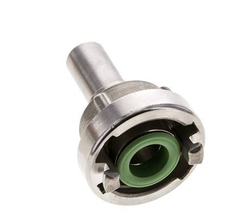 25-D (31 mm) Edelstahl-Storz-Kupplung 19-mm-Schlauchsäule drehbar für Sicherheitsklemmenanschluss