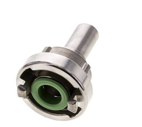 25-D (31 mm) Edelstahl-Storz-Kupplung 19-mm-Schlauchsäule drehbar für Sicherheitsklemmenanschluss