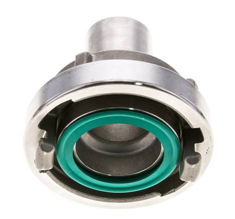 52-C (66 mm) Edelstahl-Storz-Kupplung 38 mm-Schlauchsäule drehbar für Sicherheitsklemmenanschluss