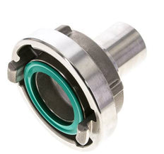 52-C (66 mm) Edelstahl-Storz-Kupplung 38 mm-Schlauchsäule drehbar für Sicherheitsklemmenanschluss