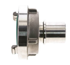 52-C (66 mm) Edelstahl-Storz-Kupplung 38 mm-Schlauchsäule drehbar für Sicherheitsklemmenanschluss