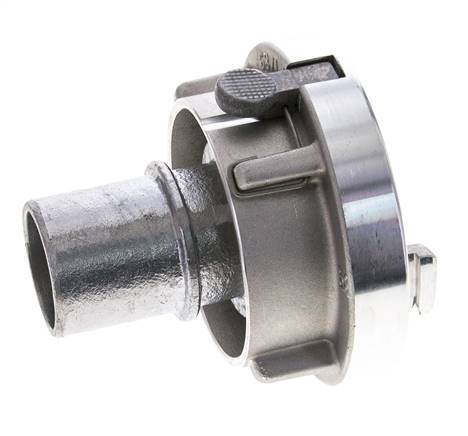 52-C (66 mm) Geschmiedetes Aluminium-Storz-Kupplung 38-mm-Schlauchsäule drehbar mit Schloss für Sicherheitsklemmenanschluss