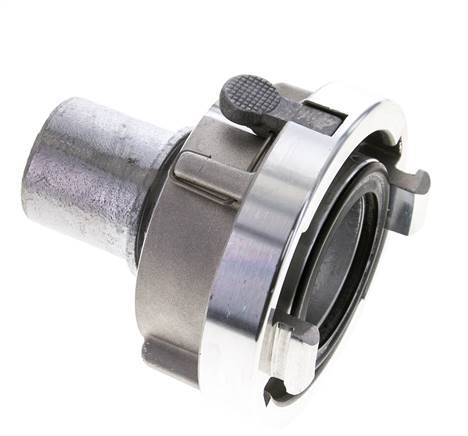 52-C (66 mm) Geschmiedetes Aluminium-Storz-Kupplung 38-mm-Schlauchsäule drehbar mit Schloss für Sicherheitsklemmenanschluss