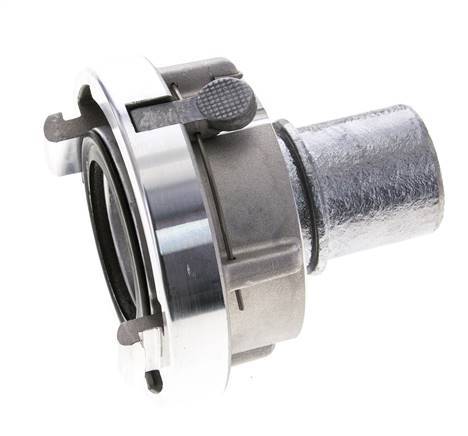52-C (66 mm) Geschmiedetes Aluminium-Storz-Kupplung 38-mm-Schlauchsäule drehbar mit Schloss für Sicherheitsklemmenanschluss