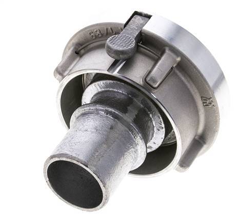 52-C (66 mm) Geschmiedetes Aluminium-Storz-Kupplung 38-mm-Schlauchsäule drehbar mit Schloss für Sicherheitsklemmenanschluss