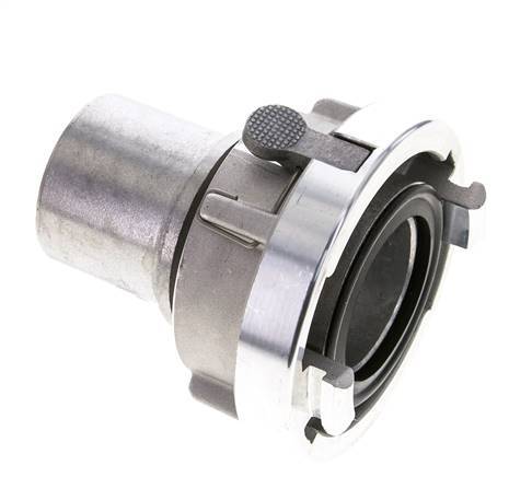 52-C (66 mm) Geschmiedetes Aluminium-Storz-Kupplung 50-mm-Schlauchsäule drehbar mit Verriegelung für Sicherheitsklemmenanschluss