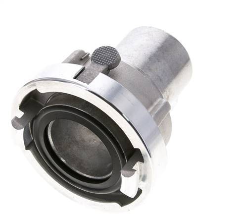 52-C (66 mm) Geschmiedetes Aluminium-Storz-Kupplung 50-mm-Schlauchsäule drehbar mit Verriegelung für Sicherheitsklemmenanschluss