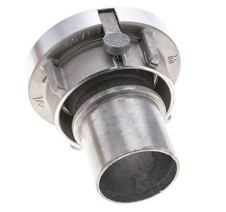 52-C (66 mm) Geschmiedetes Aluminium-Storz-Kupplung 50-mm-Schlauchsäule drehbar mit Verriegelung für Sicherheitsklemmenanschluss