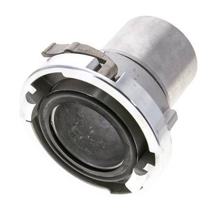 75-B (89 mm) Geschmiedetes Aluminium-Storz-Kupplung 75-mm-Schlauchsäule drehbar mit Schloss für Sicherheitsklemmenanschluss