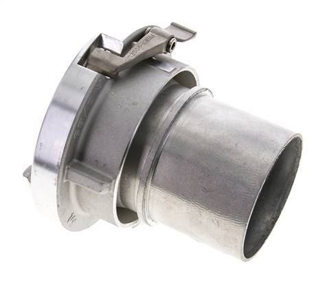 75-B (89 mm) Geschmiedetes Aluminium-Storz-Kupplung 75-mm-Schlauchsäule drehbar mit Schloss für Sicherheitsklemmenanschluss