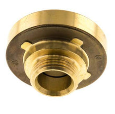 25-D (31 mm) Storz-Kupplung aus Messing G 3/4'' Außengewinde