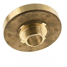 52-C (66 mm) Storz-Kupplung aus Messing G 1'' Außengewinde