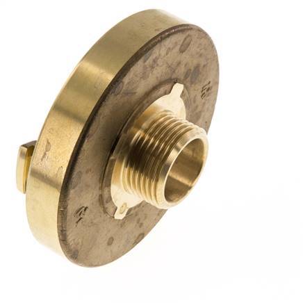 52-C (66 mm) Storz-Kupplung aus Messing G 1'' Außengewinde