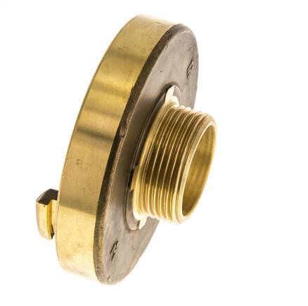 52-C (66 mm) Storz-Kupplung aus Messing G 1 1/4'' Außengewinde
