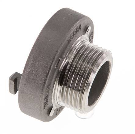25-D (31 mm) Storz-Kupplung aus Edelstahl G 1'' Außengewinde
