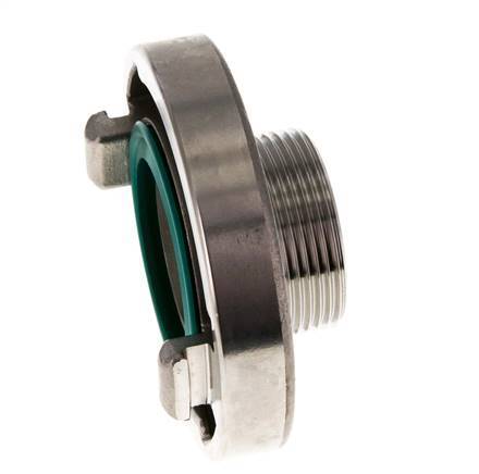 52-C (66 mm) Storz-Kupplung aus Edelstahl G 1 1/2'' Außengewinde