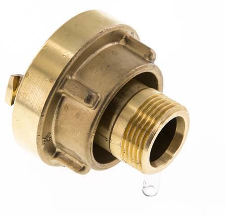 25-D (31 mm) Storz-Kupplung aus Messing G 3/4'' Außengewinde drehbar