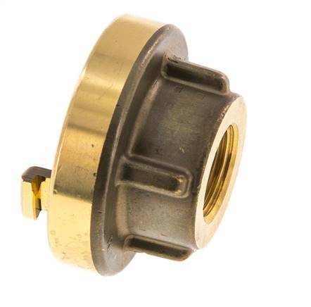 25-D (31 mm) Storz-Kupplung aus Messing G 1/2'' Innengewinde