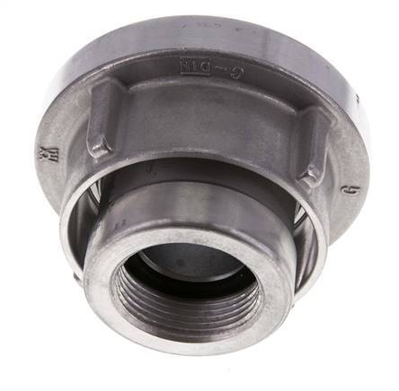 52-C (66 mm) Geschmiedetes Aluminium Storz-Kupplung G 1 1/4'' Innengewinde drehbar