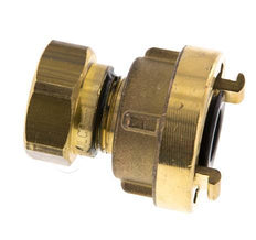 25-D (31 mm) Messing Storz-Kupplung G 1'' Innengewinde drehbar