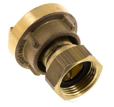 25-D (31 mm) Messing Storz-Kupplung G 1'' Innengewinde drehbar