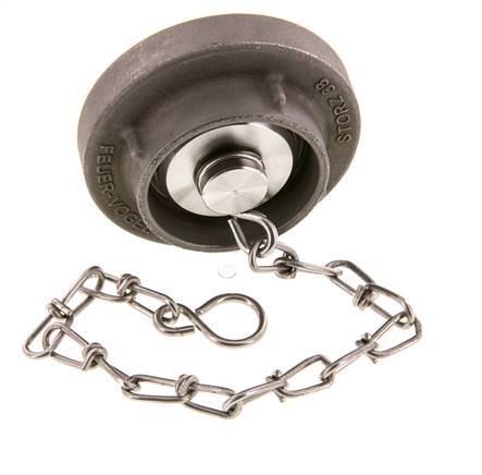 38 (51 mm) Edelstahlkappe für Storz-Kupplung