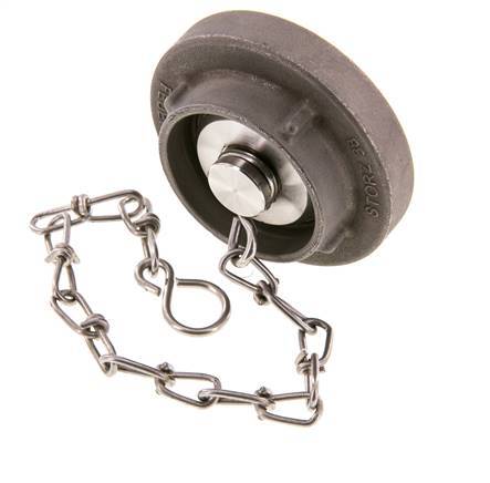 38 (51 mm) Edelstahlkappe für Storz-Kupplung