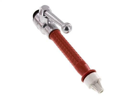 4 mm Strahlrohr G 1'' Außengewinde Geschmiedetes Aluminium und Kunststoff DIN 14365