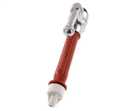 4 mm Strahlrohr G 1'' Außengewinde Geschmiedetes Aluminium und Kunststoff DIN 14365