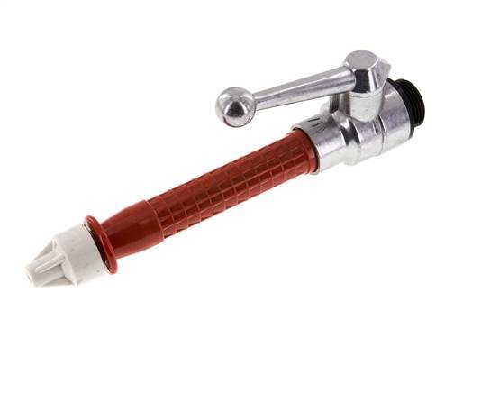 4 mm Strahlrohr G 1'' Außengewinde Geschmiedetes Aluminium und Kunststoff DIN 14365