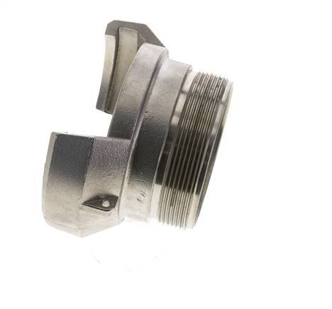 Guillemin DN 80 Stainless Steel Coupling G 3'' Male Threads Without Lock