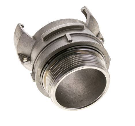 Guillemin DN 50 Edelstahl-Kupplung G 2'' Außengewinde mit Verschluss